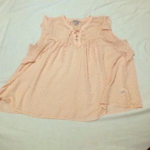 Sheer Blush Blouse, size L